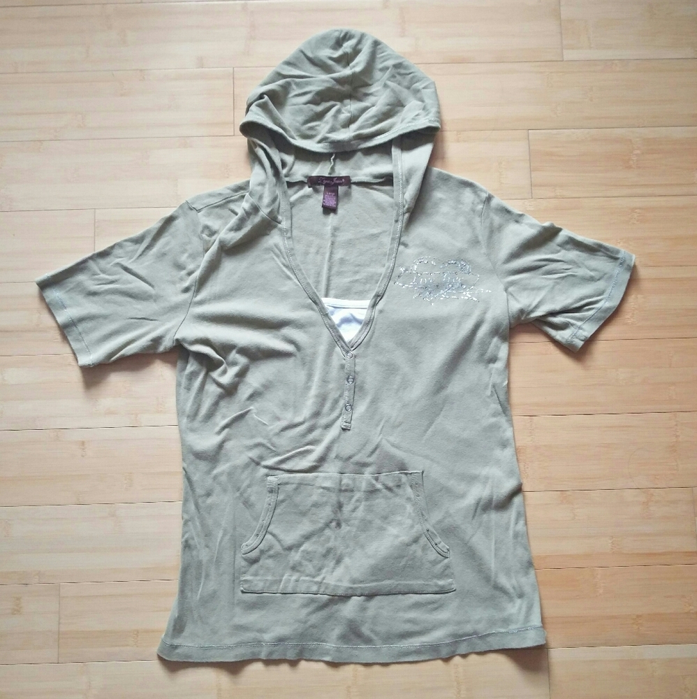 Lena Jeans Hooded Top